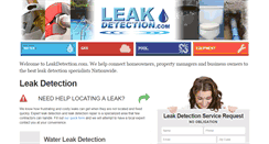 Desktop Screenshot of leakdetection.com